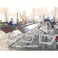 Ventanas de perfil de PVC con persiana, máquina de fabricación deslizante, lámina de plástico de PVC para decoración de ventanas, línea de extrusión