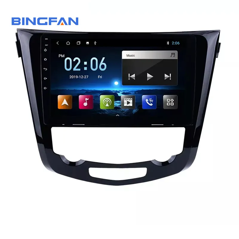 TFT/IPS 10.1 ''Android 9.0 Auto MP5 Multimedia Player Per Nissan QashQai X-Trail 2013-2016 auto Radio di Navigazione Auto dei GPS