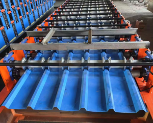 Machine de formage <span class=keywords><strong>à</strong></span> froid de tôles de toiture en métal galvanisé robustes pour la production en usine en gros - Product Image 3