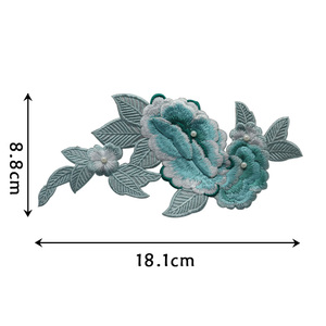 3D thêu hoa vá sắt đẹp trên - Product Image 2