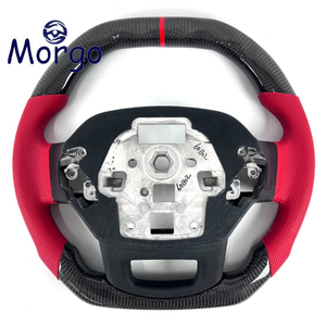 Accessoires intérieurs de voiture personnalisés, volant sport en fibre de carbone adapté à Ford Raptor F150 SVT <span class=keywords><strong>RAP</strong></span> F250 F350 - Product Image 6