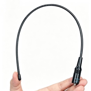 Antenne flexible SMA-F double bande <span class=keywords><strong>VHF</strong></span>/UHF à gain élevé 10W 2.15dB, faible VSWR 50 Ohm, omnidirectionnelle extérieure pour talkie-walkie radio bidirectionnelle - Product Image 2