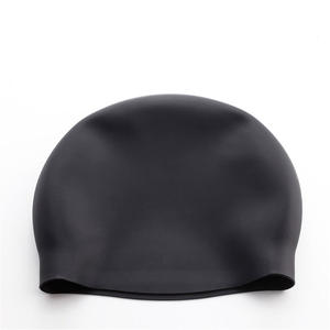 Gorro de natación de silicona, rojo, unisex, ligero, impermeable, para natación y deportes acuáticos - Product Image 2