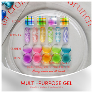 JTING High Transparency Rainbow Glaze Pat Pat Gel Polish 24 Colors Jelly Glass Texture <b>Nail</b> Art Gel <b>Set</b> HEMA/TPO Free OEM ODM - Product Image 5