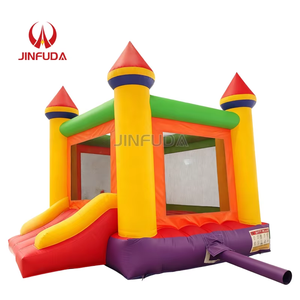 Castillo Inflable <span class=keywords><strong>con</strong></span> Tobogán de PVC de 0.48mm y 0.55mm, 3m*4m, 4m*5m, Juego Inflable para Niños, <span class=keywords><strong>Alquiler</strong></span> de PulaPula - Product Image 2