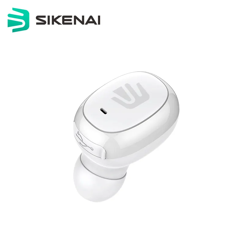 Sikenai Onzichtbare Mini Handsfree Draadloze In-Ear Oortelefoon Sport Oordopjes Met Microfoon