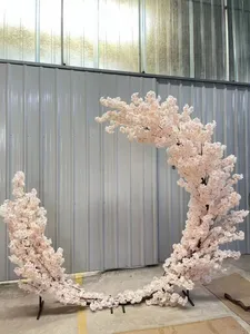 결혼식 장식을위한 고품질 아치 인공 부겐빌레아 꽃 나무