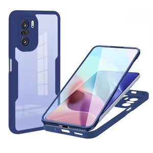 Funda completa 2 en 1 para Xiaomi Poco <span class=keywords><strong>F3</strong></span> y Redmi Note 10 10S, Protector frontal y trasero, colorida, 360 - Product Image 6