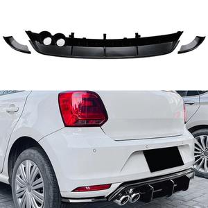 <b>For</b> VW Polo MK5 6R 2009-2014 Body Kit Rear Bumper <b>Diffuser</b> Rear Bumper Splitter Lip Spoiler Cover Apron <b>Car</b> Accessories - Product Image 2