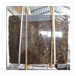Grandes dalles <span class=keywords><strong>de</strong></span> marbre brun Emperador foncé antique, modernes et polies, en pierre technique, pour la décoration des murs et des sols d'hôtels - Product Image 4