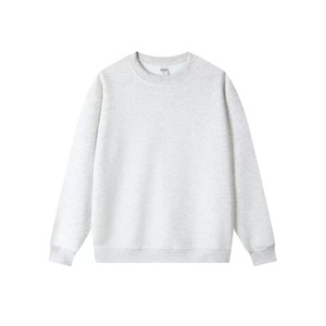 Pull-over en <span class=keywords><strong>polaire</strong></span> 350gsm avec logo personnalisé OEM <span class=keywords><strong>Sweat</strong></span>-shirt brodé de luxe unisexe <span class=keywords><strong>Sweat</strong></span>-shirt pour hommes surdimensionné à col ras du cou <span class=keywords><strong>doublé</strong></span> - Product Image 4