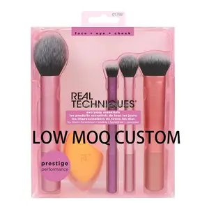 Alta Qualidade Oem Brochas Pink Luxury Vegan Custom Logo Private Label Real Técnicas Profissionais Maquiagem Brush Set Para Make Up