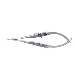 stainless steel micro dissecting vannas spring scissors straight 3mm sharp cutting edge
