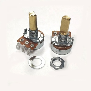 Potentiomètre rotatif 20 mm WH148, potentiomètre 3 broches, B25k 55 degrés, B50k 90 degrés - Product Image 1