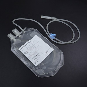 Meilleur sac à sang 250ml 450ml 500ml simple double triple quadruple CPDA avec kit de transfert pour transfusion sanguine - Product Image 4