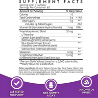 Gummies de mélatonine pour le sommeil avec L-Théanine, Camomille, Mélisse, Mûre, 60 unités, 3 mg, pour le soutien de la mémoire, pour adultes, OEM