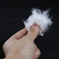 HCS 7D/15D Fibre de polyester vierge de qualité supérieure pour rembourrage d'oreillers 64mm/32mm, fibres creuses conjuguées en silicone PSF ignifuges