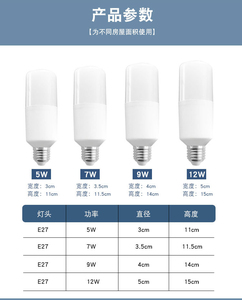 หลอดไฟ LED YIHAN รุ่น C37 ฐาน PC รองรับไฟ AC 85-265V 5W ไดรเวอร์ IC Ra80 6000K อายุการใช้งานยาวนาน 50000 ชั่วโมง ได้รับการรับรองมาตรฐาน CCC เหมาะสำหรับให้แสงสว่างในคลังสินค้า - Product Image 4