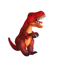 PDYEAR Ballon géant gonflable dinosaure - Durable, résistant au soleil, imperméable, pleine couleur, ventilateur intégré, utilisation extérieure, taille personnalisée