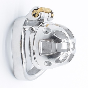 Juguetes Sexuales Pequeños FRRK, Jaula de Castidad Masculina de Acero Inoxidable, Candado de Bondage BDSM, Jaula Pequeña para Pene, Jaula Sexual BDSM Pequeña para Hombres - Product Image 4