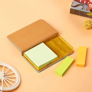 Custom Kraft Sticky Note Set Repositionable Adhesive <b>Memo</b> <b>Pads</b> for Office, School, Trade Shows and Gifts - Product Image 3