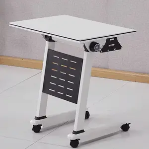 Simple Folding Table Rectangular Training Up Stand Table Outdoor Study Desk Meeting Long Desk
