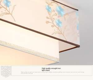 <b>Ceiling</b> Lamp for Hotel Living Room Classical Style Chandelier Retro Copper <b>Ceiling</b> Lamp New Chinese Living Room <b>Light</b> - Product Image 4