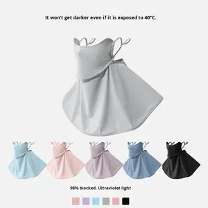 Cache-cou respirant et coupe-vent pour l'extérieur, avec passants pour les oreilles, protection solaire, idéal pour l'été – Nouveauté promotionnelle - Product Image 3