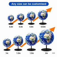 Pantalla LED Esférica Personalizada de Tamaño P1.25-P2.5 para Interiores/Exteriores con Señalización Digital, Globo Terráqueo para Museos, Comercios y Exposiciones