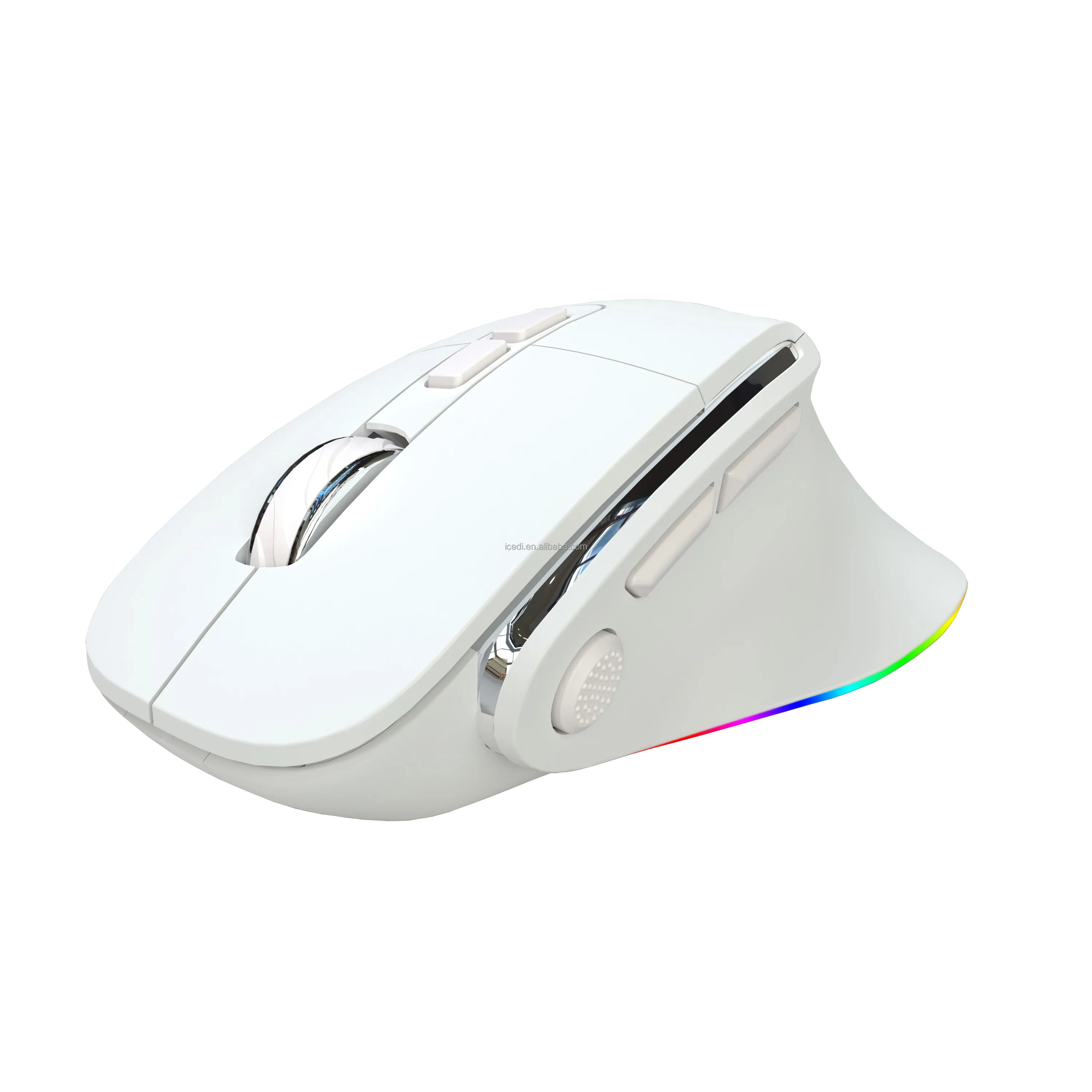 Pasokan langsung pabrik harga murah DPI tinggi dengan USB ke kabel pengisi daya 8D optik 2.4G Mouse Gaming nirkabel/berkabel