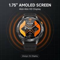 Smartwatch K69 OEM Personalizzato con Schermo AMOLED HD da 1,75 Pollici, Torcia LED, Impermeabile, per Uomo