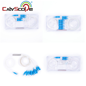 Divisor PLC de Fibra Óptica SC/UPC 1*2 1*4 1*8 1*16, Tubo de Acero - Product Image 1