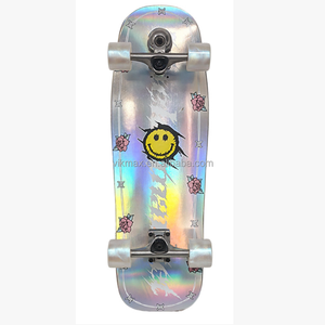 สเก็ตบอร์ด Smiley Land Surf ขนาด 31 นิ้ว, สเก็ตบอร์ดครุยเซอร์ไม้เมเปิ้ลสำหรับผู้ใหญ่ - Product Image 1