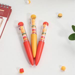 2025 nouveau <span class=keywords><strong>Plan</strong></span> avec école bureau papeterie cadeaux promotionnels Kawaii nourriture 0.5mm encre bleue effaçable stylo Gel neutre pour les étudiants - Product Image 3