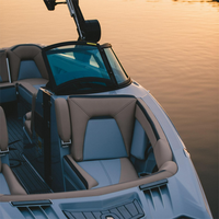 Yacht de luxe Kinlife personnalisable de 25 pieds en aluminium pour wakeboard et surf, moteur inboard, fabrication soudée, bon prix