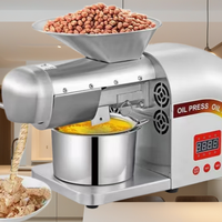 Presse à huile de palme commerciale automatique Luoyu 1-10kg, Nouvelle, 380V/415V Triphasée, Garantie 1 an, Acier inoxydable, Pour graines et olives, Henan
