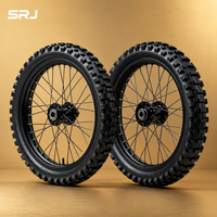 Pneu arrière à crampons de 19 pouces à haute traction compatible avec Surron Light Bee X Segway X260 Talaria 3X Moto tout-terrain électrique Pneu pour piste boueuse