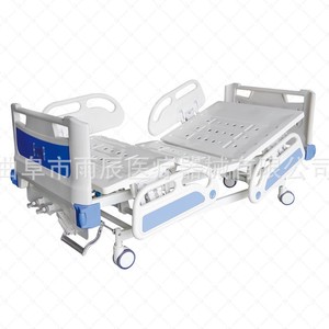 Xin Yuchen Manual Hospital <b>Bed</b> YC-B03 White ABS Perforated <b>Double</b> Crank Nursing <b>Bed</b> For Elderly Care Facilities - Product Image 5