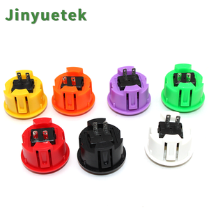 Hot bán 24mm 30mm Vòng nút <span class=keywords><strong>Arcade</strong></span> nút nhựa <span class=keywords><strong>push</strong></span> <span class=keywords><strong>button</strong></span> cho đồng tiền hoạt động máy trò chơi - Product Image 2