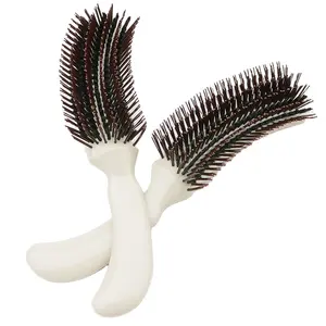 Massage brush curved wave brush bag hair comb coil hair modeling mane comb