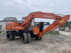 Excavadora de ruedas <span class=keywords><strong>HITACHI</strong></span> usada de alta calidad, excavadora de ruedas con motor <span class=keywords><strong>HITACHI</strong></span> <span class=keywords><strong>EX100</strong></span> original de Japón <span class=keywords><strong>EX100</strong></span>, a la venta - Product Image 4