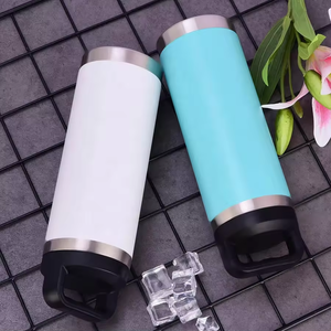 กระติกน้ำสแตนเลส เก็บความร้อน/เย็นได้นาน 6-12 ชั่วโมง ผนังสองชั้นสุญญากาศ ป้องกันการรั่วซึม ดีไซน์หูจับ สำหรับเป็นของขวัญ - Product Image 6