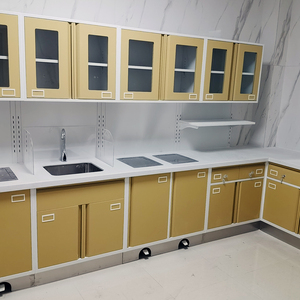 Armários Modernos de Aço para Equipamentos Médicos e Armazenamento Hospitalar UKEN, Montagem na Parede Durável com 2 Portas e 4 Gavetas - Product Image 2