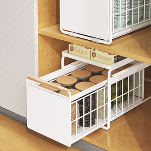 <span class=keywords><strong>Étagère</strong></span> à épices à deux niveaux extractible, organisateur de placard <span class=keywords><strong>sous</strong></span> l'évier multifonctionnel et <span class=keywords><strong>étagère</strong></span> de rangement pour la cuisine, la salle de bain, porte-vaisselle - Product Image 6