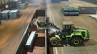 Chargeur à roues lourd XC968EV, respectueux de l'environnement, 19 tonnes, 3,2 m³, godet à charbon, capacité de chargement de 6 tonnes, machine de terrassement entièrement électrique