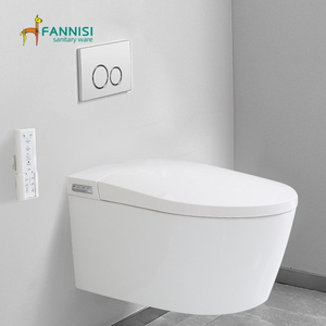 Inodoro Inteligente Suspendido en la Pared con Sensor Automático de Descarga, sin Borde, de Cerámica Blanca, <span class=keywords><strong>Venta</strong></span> Directa de Fábrica - Product Image 1