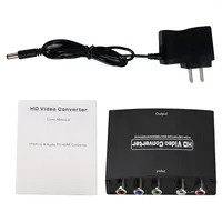 Convertisseur vidéo audio 1080P de marque tierce 5RCA RGB YPbPr vers DVD, HDTV, moniteur, projecteur, matrice vidéo