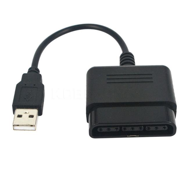 PS2 to for PS3 USB Controller Converter Cable Adapter PVC Jacket Compatible for PS3 Console Game