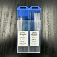 Electrodos de Soldadura TIG de Tungsteno Wolfram 2.4X175 2% Lanthanum Wl20 Punta Azul EL Electrodo de Tungsteno