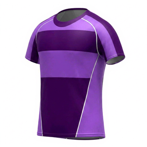 Conjunto de Camiseta de Rugby Personalizada, Uniforme de Equipo Sublimado, Manga Corta, Ropa Deportiva de Secado Rápido - Product Image 1